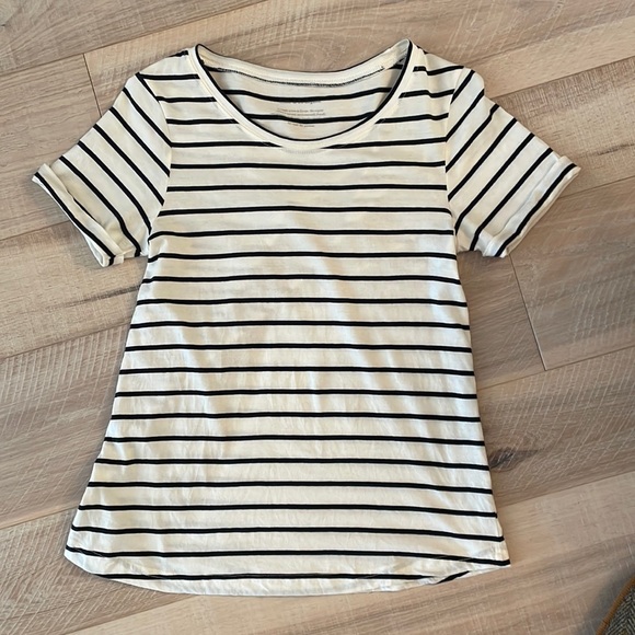 Celtic & Co organic cotton Marine Stripes T-shirt. Small. - Picture 2 of 8